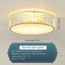 Cloud shaped gold crystal zen ceiling light for living room