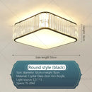 Cloud shaped gold crystal zen ceiling light for living room