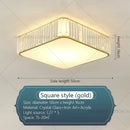 Cloud shaped gold crystal zen ceiling light for living room