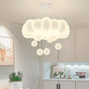 Cloud shaped off white pendant light living room decorbites dimming pendant