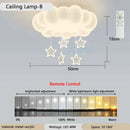 Cloud shaped off white pendant light living room decorbites dimming pendant