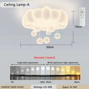 Cloud shaped off white pendant light living room decorbites dimming pendant