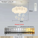 Cloud shaped off white pendant light living room decorbites dimming pendant