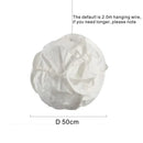 Cloud white pendant light organic rice paper cluster for kitchen