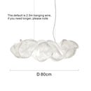 Cloud white pendant light organic rice paper cluster for kitchen