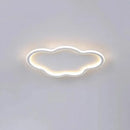 Cloudy white kids ceiling lamp for creative bedroom lighting