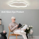 Cloudy white kids ceiling lamp for creative bedroom lighting
