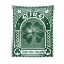 Clover psychedelic gothic wall tapestry green & white bedroom art