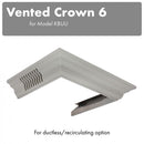 ZLINE Vented Crown Molding Profile 6 for Wall Range Hood, CM6V-KBUU
