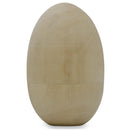 Set of 6 Fillable Unfinished Wooden Eggs 2.75 Inches