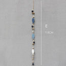 Coastal blue & white fish drift wood bells living room wall decor