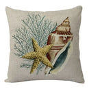 Coastal cushion cover set of 9 teal and blue living room decor