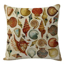 Coastal cushion cover set of 9 teal and blue living room decor