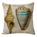 Coastal cushion cover set of 9 teal and blue living room decor