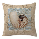 Coastal cushion cover set of 9 teal and blue living room decor