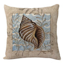 Coastal cushion cover set of 9 teal and blue living room decor