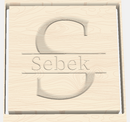 Customized coaster set.