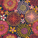 Elegant Red Floral Wallpaper Tasteful