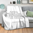 CoCo Quotes B Blanket