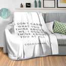 CoCo Quotes C Blanket