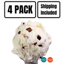 Coconut Chocolate Almond Ice Cream | Pack of 4 | One Pint | Gluten Free | Shipping Included | eCreamery