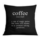 Coffee and Tea A Cushion