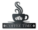 Custom Metal Coffee Bean Wall Art | Indoor Outdoor | Up to 46" | Over 20 Color Options