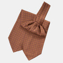Pagani - Silk Ascot Cravat Tie - Cognac