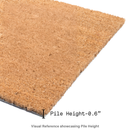 Sand Dollar Coir Doormat