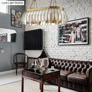 Colonial style gold bubble glass pendant ceiling light for kitchen