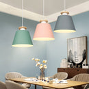 Color Block Cone Pendant Light