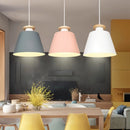 Color Block Cone Pendant Light