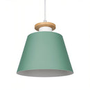 Color Block Cone Pendant Light