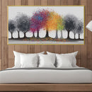 Color in the Grey Forest Canvas