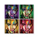 Color Spectrum Woman Canvas