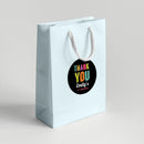 Colored Birthday Favor Labels