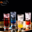 Colorful bullet cocktail glass set of 6 for the kitchen tray