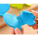 Colorful butterfly silicone insulation plate clamps kitchen tool