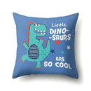 Colorful cartoon dino baby pillowcase bedroom cushion cover