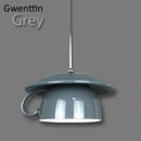 Colorful ceramic cup pendant light kitchen hanging lamp