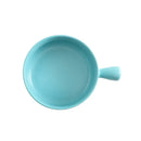 Colorful ceramic single handle salad bowl dining room tableware