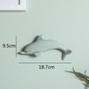 Colorful dolphin fish ocean ceramic wall decoration children's room