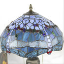 Colorful Dragonfly Tiffany-Inspired Lamp