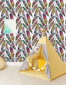 Colorful Feathers Wallpaper