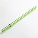 Colorful glass bent straw set kitchen reusable drinking straws