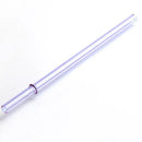 Colorful glass bent straw set kitchen reusable drinking straws