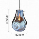 Glass Modern Pendant Chandelier