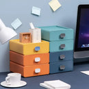 Colorful multi drawer desktop cosmetic storage box bedroom organizer