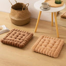 Colorful quilted cookie biscuit cushion living room square pillow