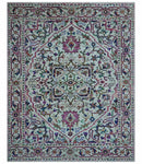 Colorful Traditional Serapi Design Ivory And Beige Hand Knotted 8x10 Wool Area Rug